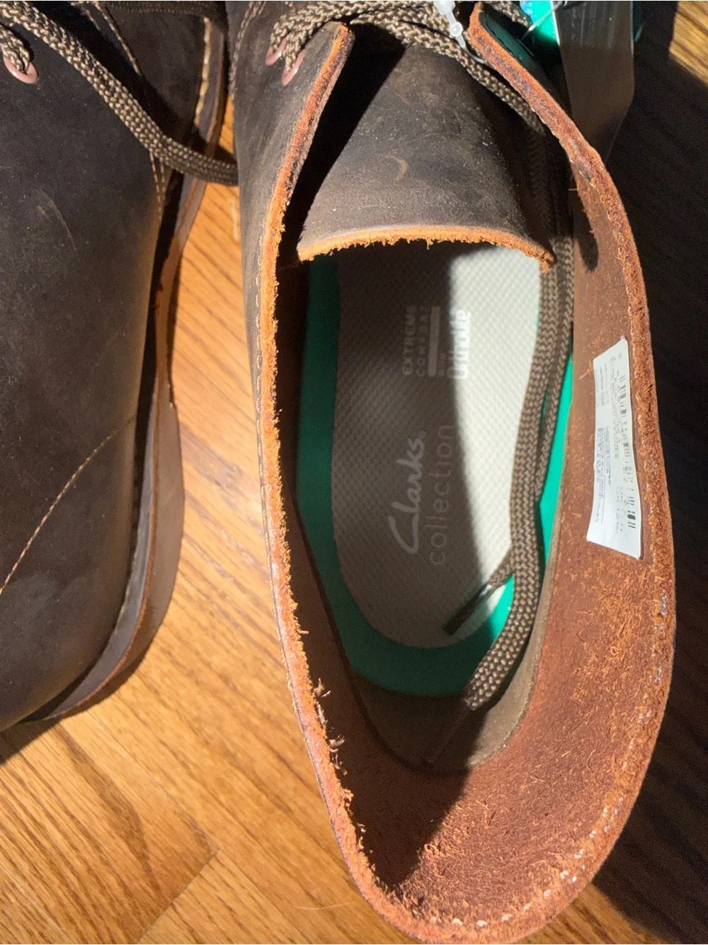 Clarks classic brown